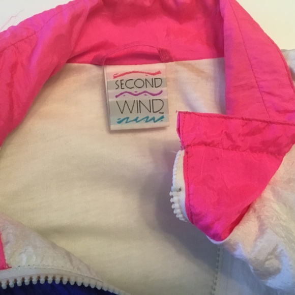 Vintage 90s Windbreaker Set with pants, women’s M-L - Picture 5 of 14